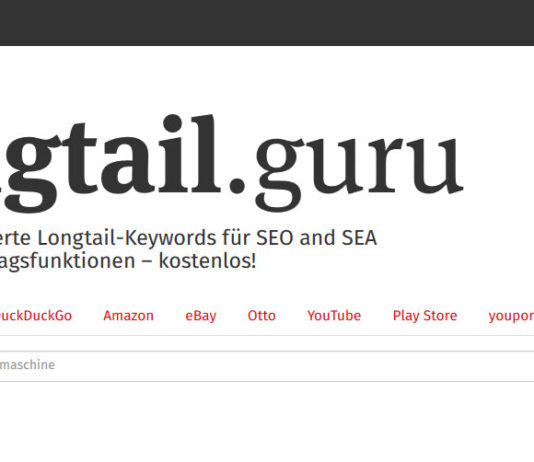 Longtailkeywords finden aus Amazon, Bing, Google, Ebay und vielen mehr..